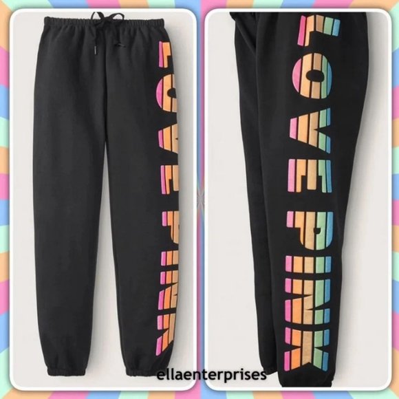 VS Pink Tropical Rainbow Shine Classic Pants - Picture 2 of 5